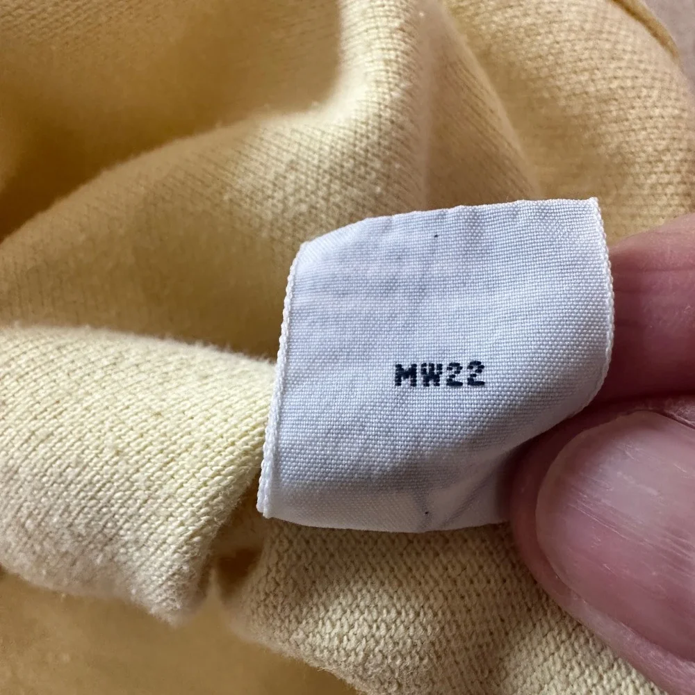 Polo Ralph Lauren Polo Mens L Yellow Short Sleeve Pique Cotton Old Money Preppy